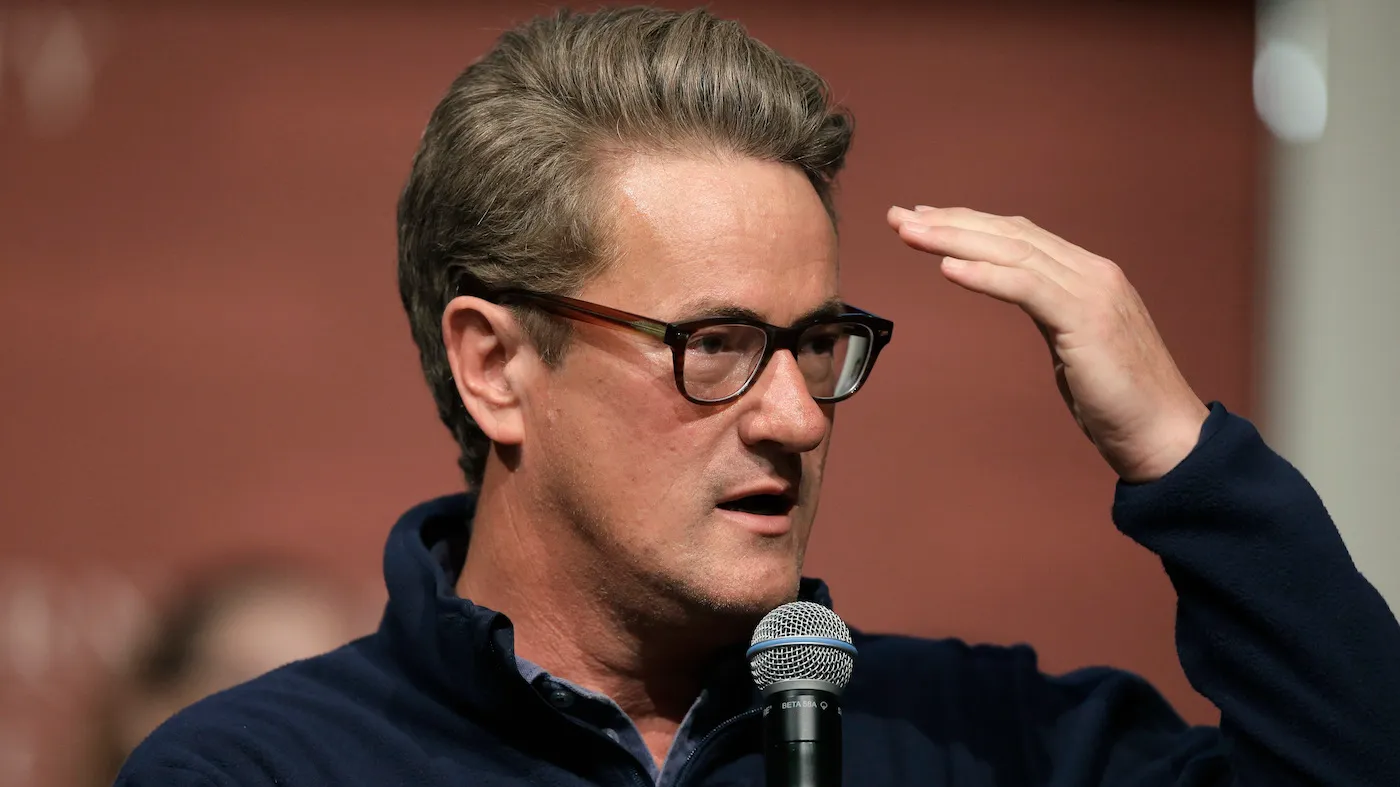 MSNBC television anchor Joe Scarborough takes questions from an audience at forum at the John F. Kennedy School of Government, on the campus of Harvard University, in Cambridge, Mass., Oct. 11, 2017.