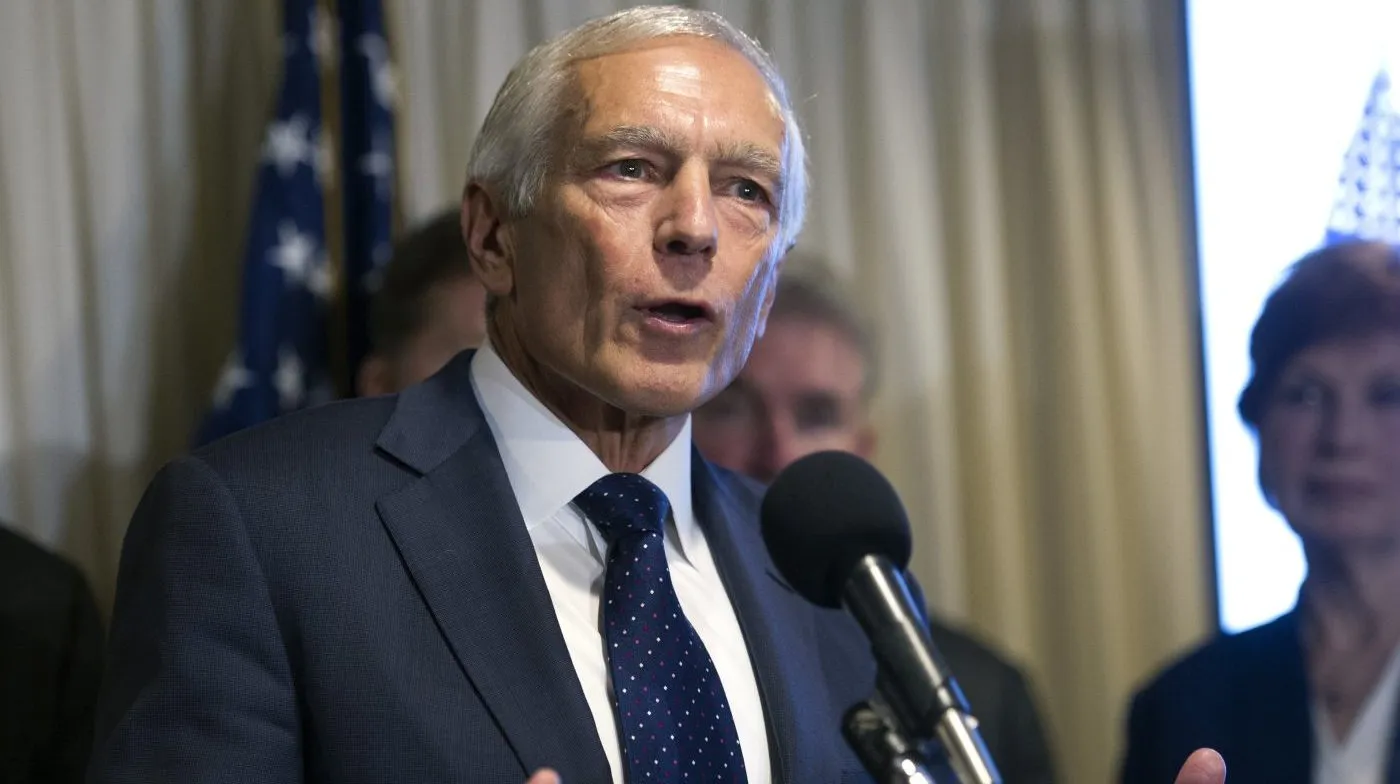 Retired Army Gen. Wesley Clark speaks during a news conference on Wednesday, Sept. 21, 2016, in Washington. (AP Photo/Cliff Owen)