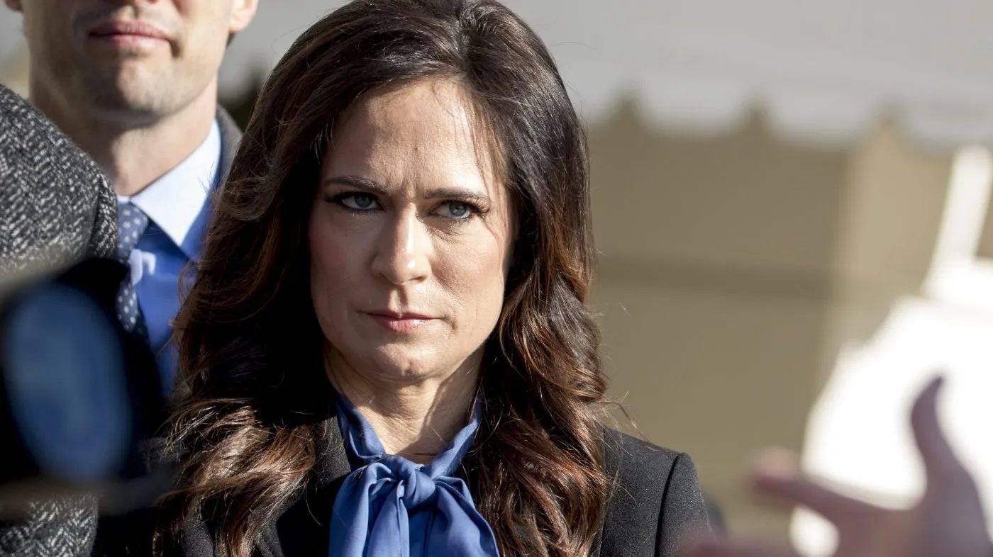 Former White House press secretary Stephanie Grisham on the South Lawn of the White House in Washington, Friday, Nov. 8, 2019. (AP Photo/Andrew Harnik)