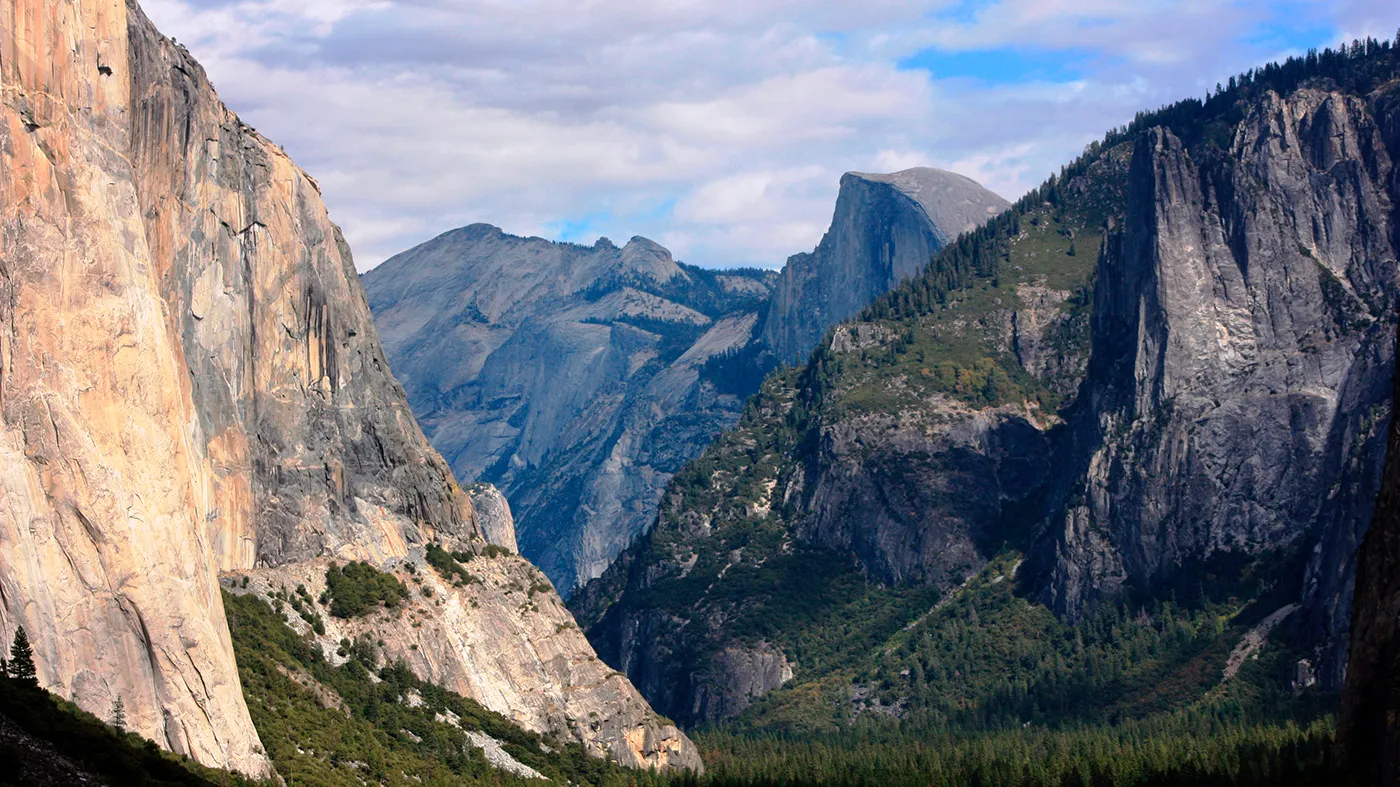 FILE – Seen is the view on the way to Glacier Point trail in the Yosemite National Park, Calif., Oct. 2, 2013.