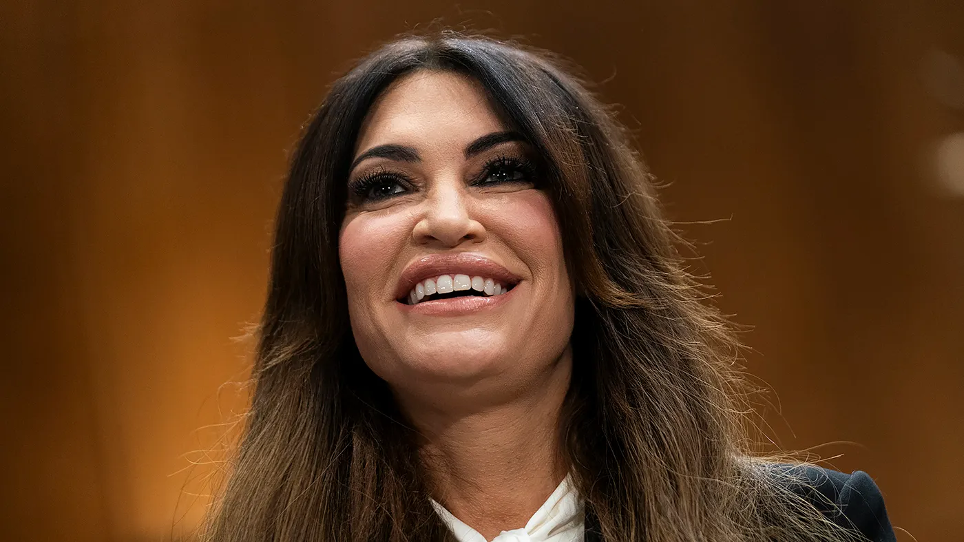 Kimberly Guilfoyle, nominee to be an ambassador to Greece, arrives for her Senate Foreign Relations Committee nomination hearing on July 9, 2025.