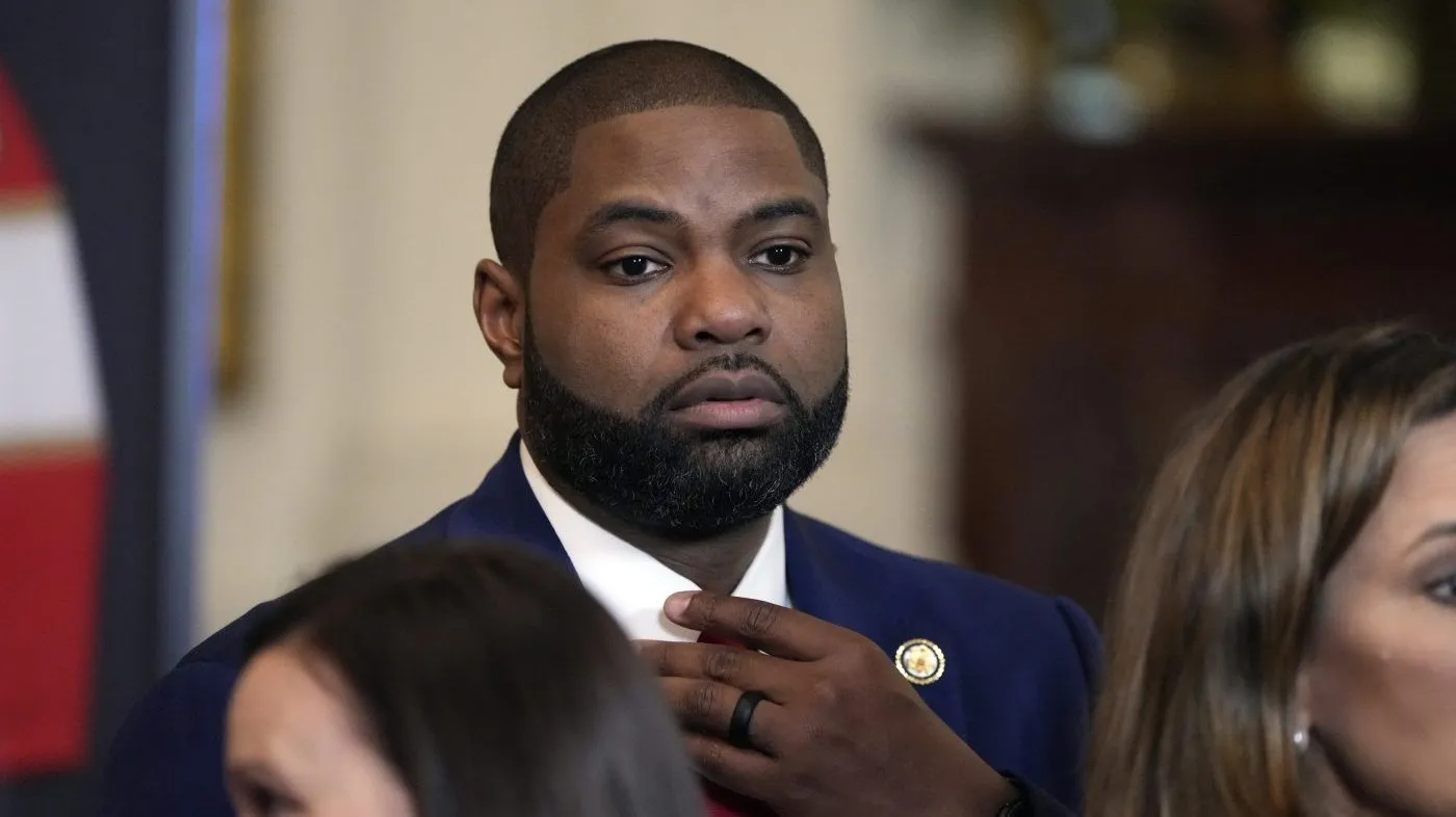 Rep. Byron Donalds (R-Fla.) in the East Room of the White House, Feb. 3, 2025, in Washington.