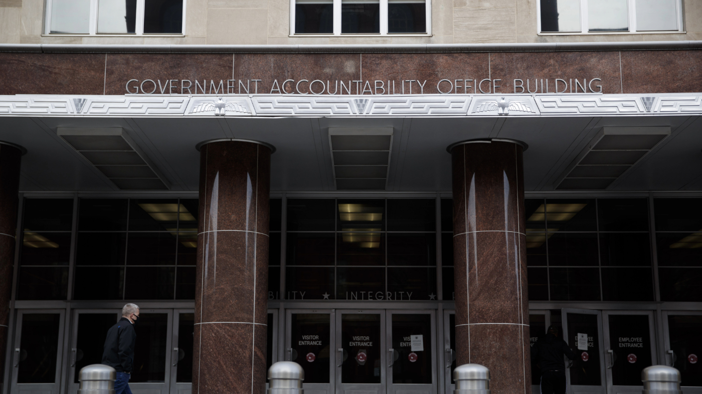 The U.S. Government Accountability Office headquarters in Washington, D.C., U.S., on Dec. 23, 2020.