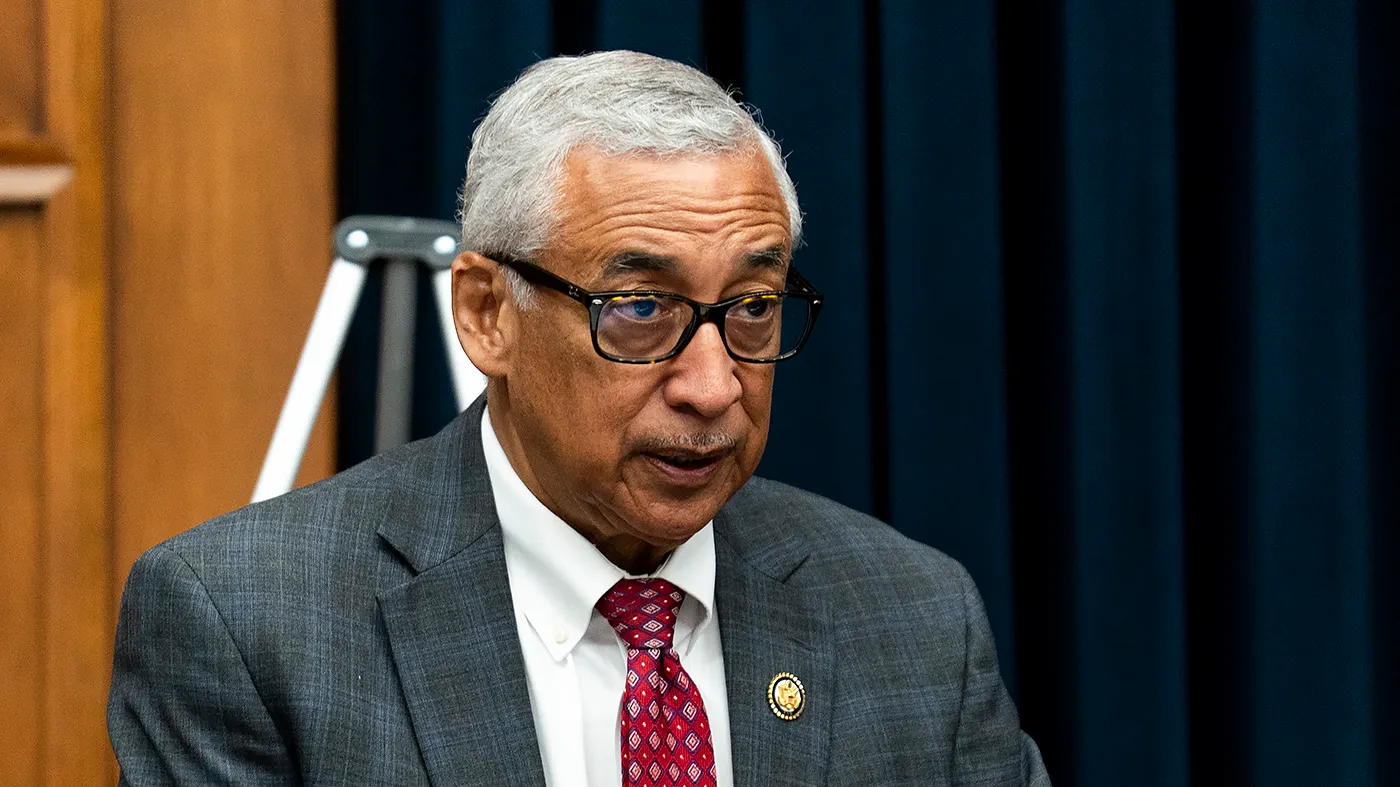 Rep. Bobby Scott (D-Va.) is seen before a House Education and Workforce Committee hearing to discuss polices and priorities of the Department of Health and Human Services with Secretary Robert F. Kennedy Jr. on Friday, April 17, 2026.