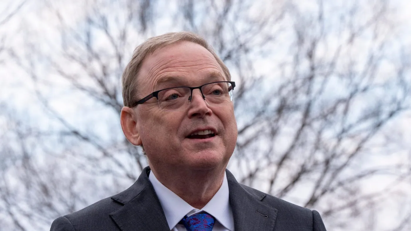 White House National Economic Council Director Kevin Hassett speaks with reporters at the White House, Feb. 25, 2026, in Washington.