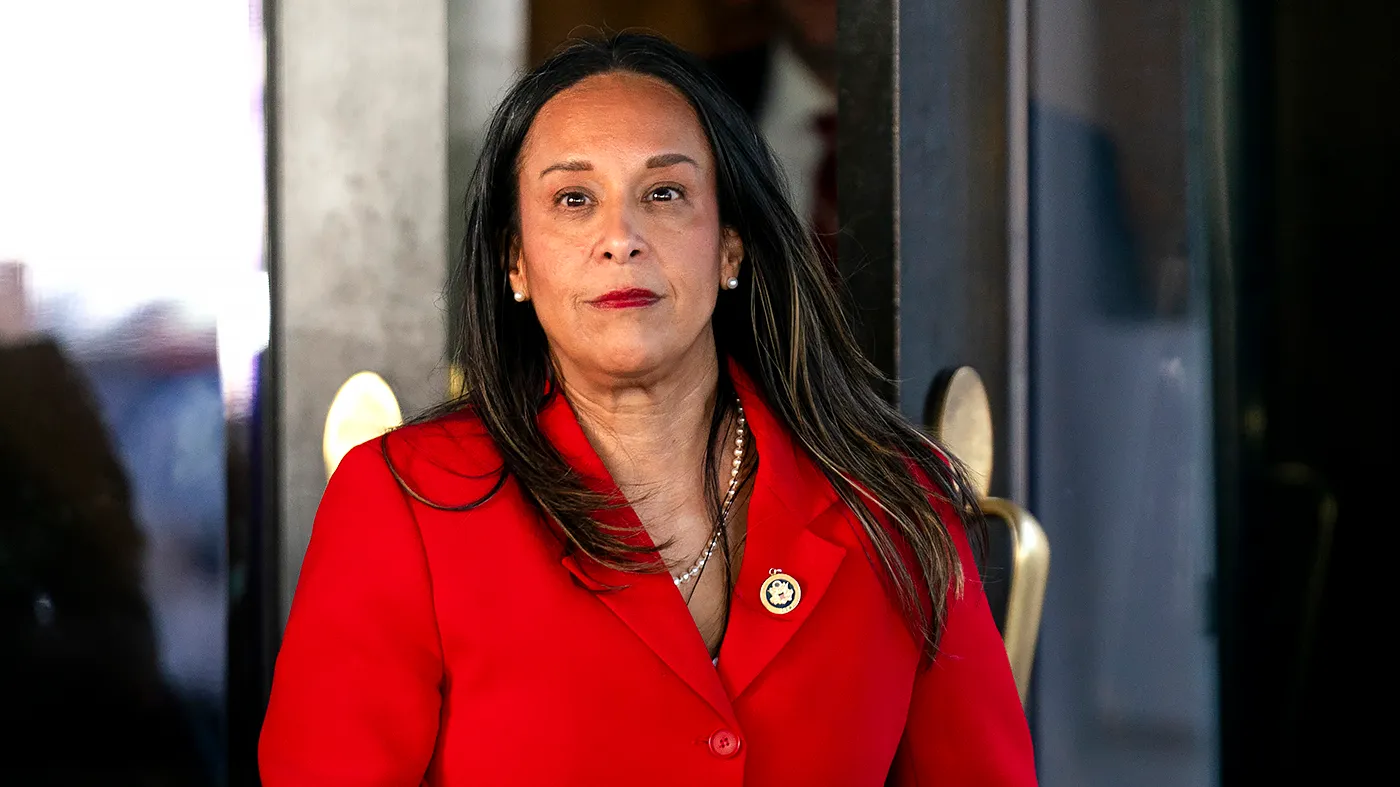 Rep. Monica De La Cruz (R-Texas) leaves a closed-door House Republican Conference meeting at the Capitol Hill Club in Washington, D.C.,on May 13, 2026.