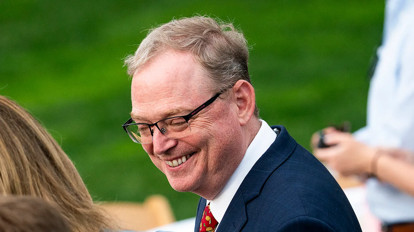 Director of the National Economic Council Kevin Hassett is seen during the annual Congressional Picnic on the South Lawn of the White House in Washington, D.C., on May 19, 2026.