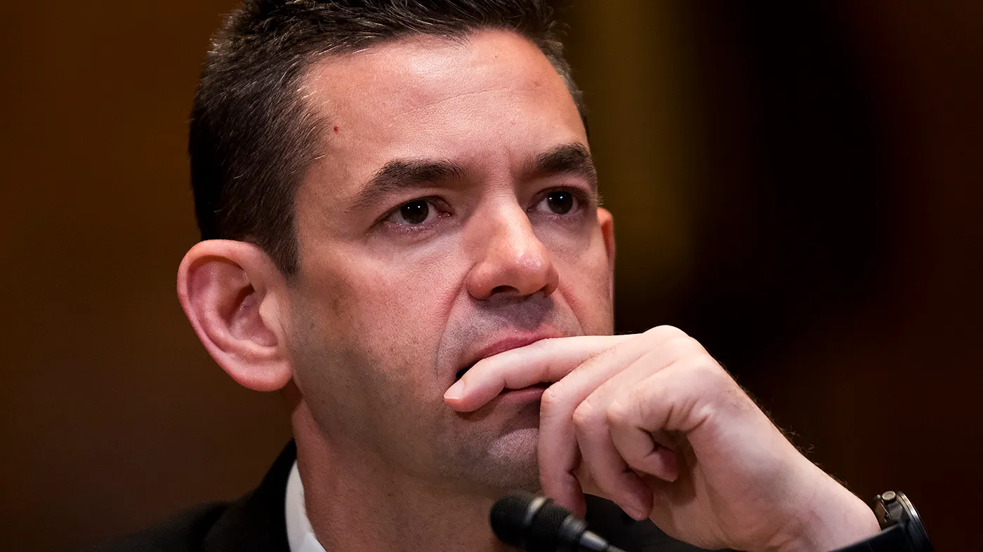 NASA Administrator Jared Isaacman is seen during a Senate Appropriations subcommittee hearing to discuss the F.Y. 2027 budget request for NASA on Tuesday, April 28, 2026.