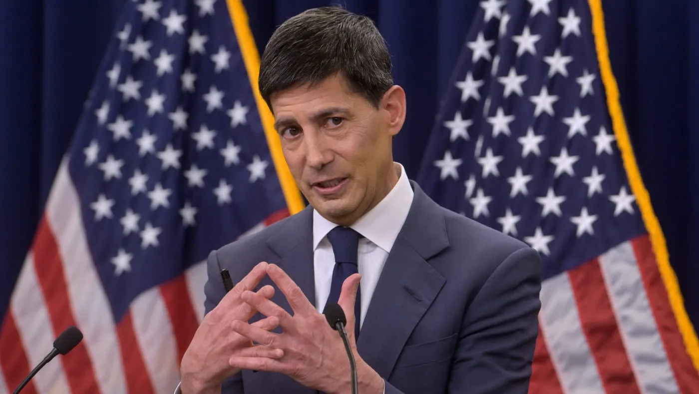 Federal Reserve Chairman Kevin Warsh speaks during a news conference following the Federal Open Market Committee meeting, Wednesday, June 17, 2025, in Washington. (AP Photo/Rod Lamkey, Jr.)