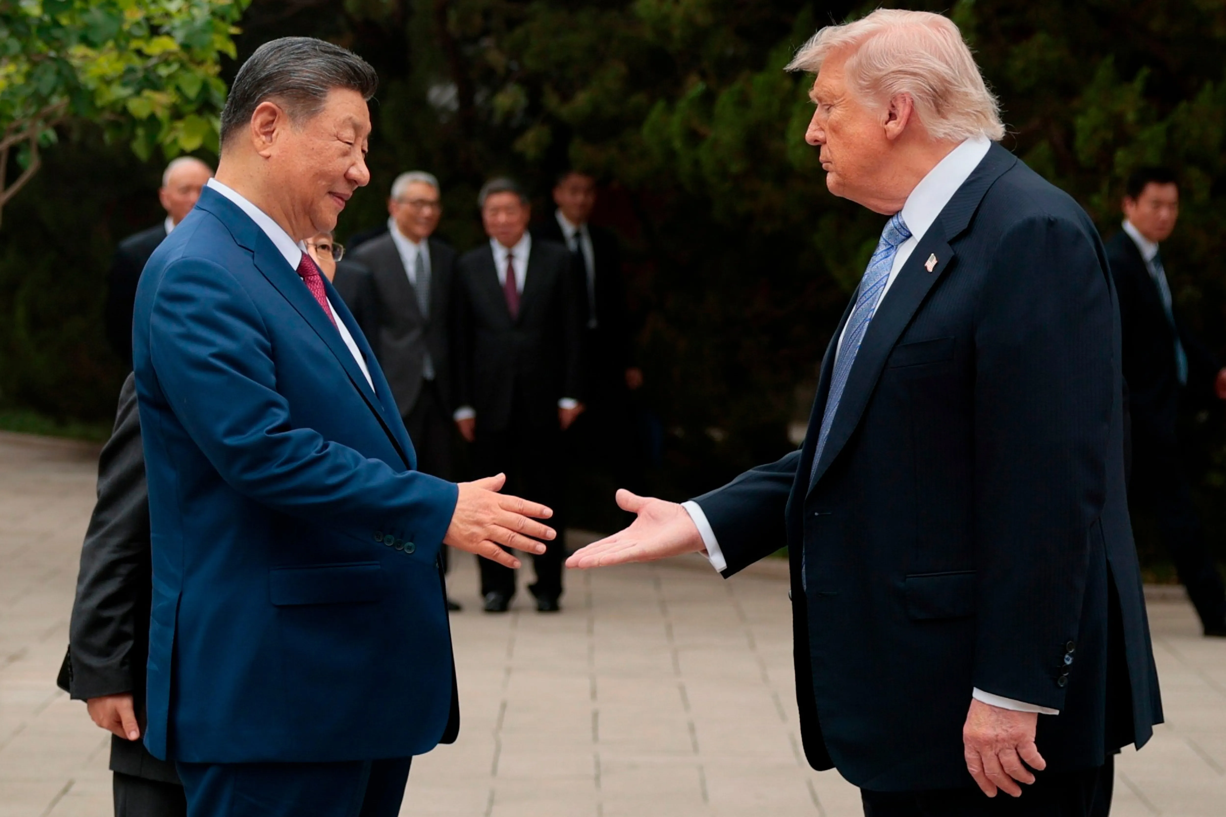 President Trump and Chinese President Xi Jinping.
