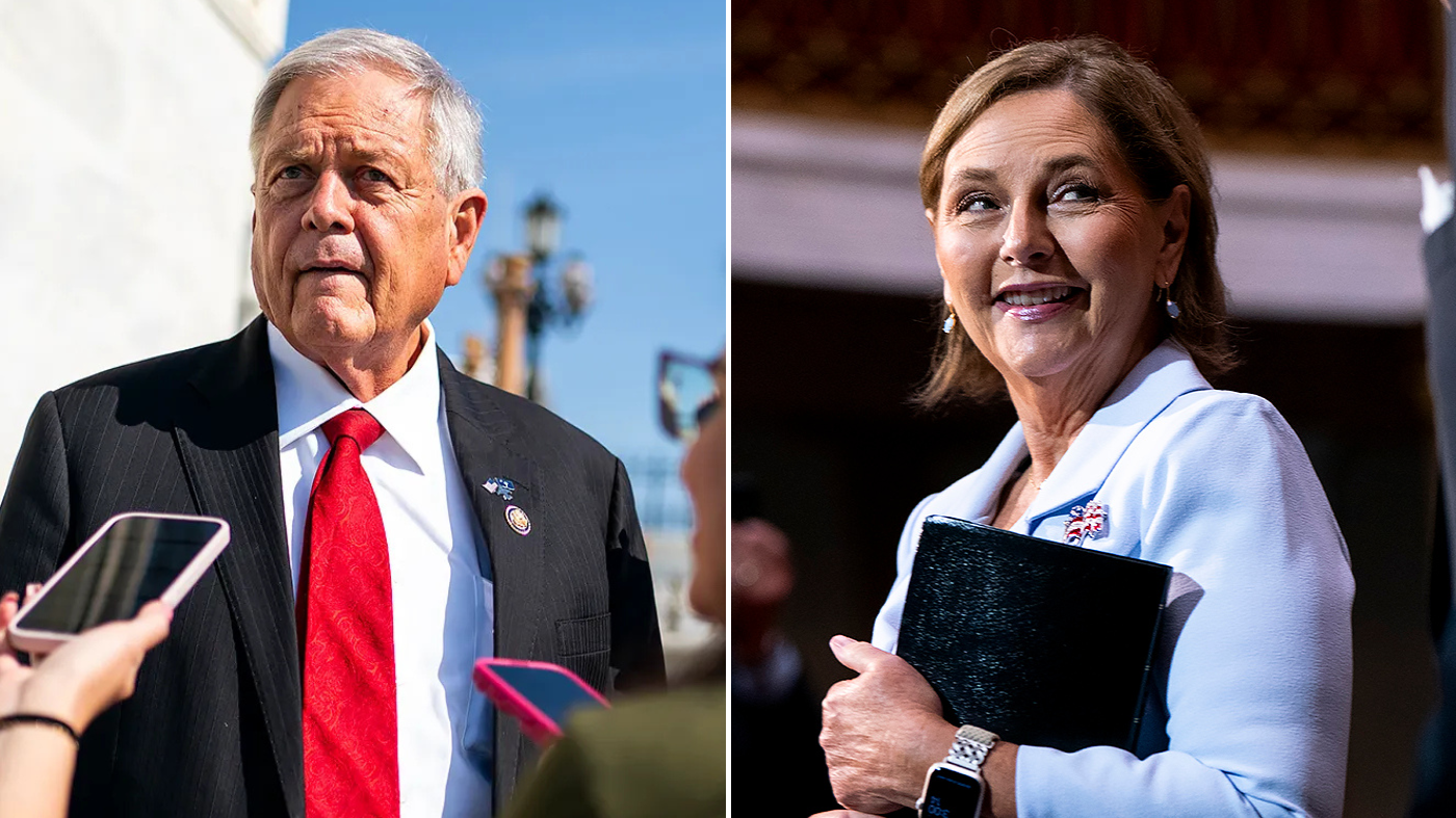 Rep. Ralph Norman (R-S.C.), left, and Sen. Darline Graham (R-S.C.).