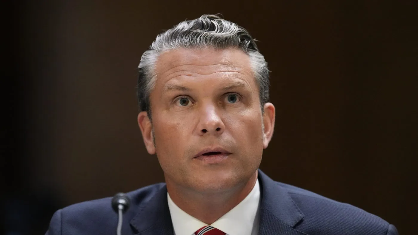 Defense Secretary Pete Hegseth testifies at a Senate Appropriations Committee hearing, Tuesday, July 21, 2026, on Capitol Hill in Washington. (AP Photo/Jacquelyn Martin)