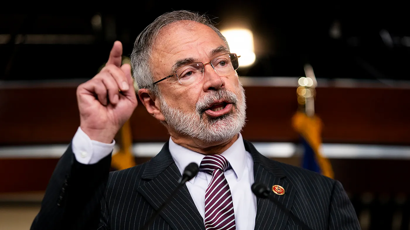 Rep. Andy Harris (R-Md.) addresses reporters during a press conference on Thursday, June 25, 2026 with members of the House Freedom Caucus to push for passage of the SAVE Act by the Senate.