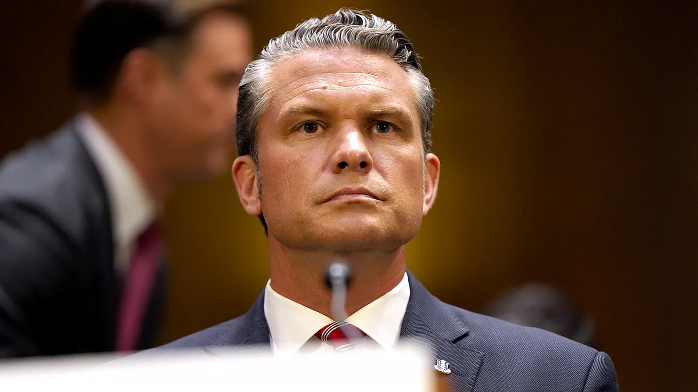 Defense Secretary Pete Hegseth is seen during a Senate Appropriations Committee hearing to review of the President’s supplemental funding request on Tuesday, July 21, 2026.