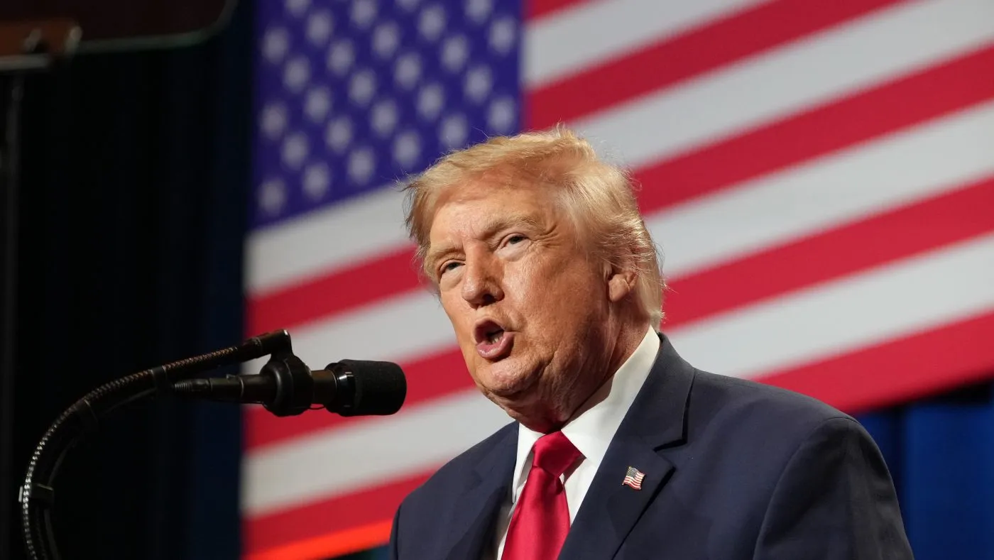 President Donald Trump speaks at an event at the Red Rock Casino Resort and Spa in Las Vegas, Wednesday, Aug. 5, 2026. (AP Photo/Mark Schiefelbein)