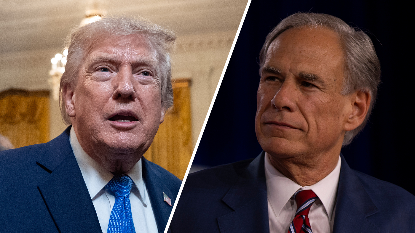 President Trump and Texas Gov. Greg Abbott