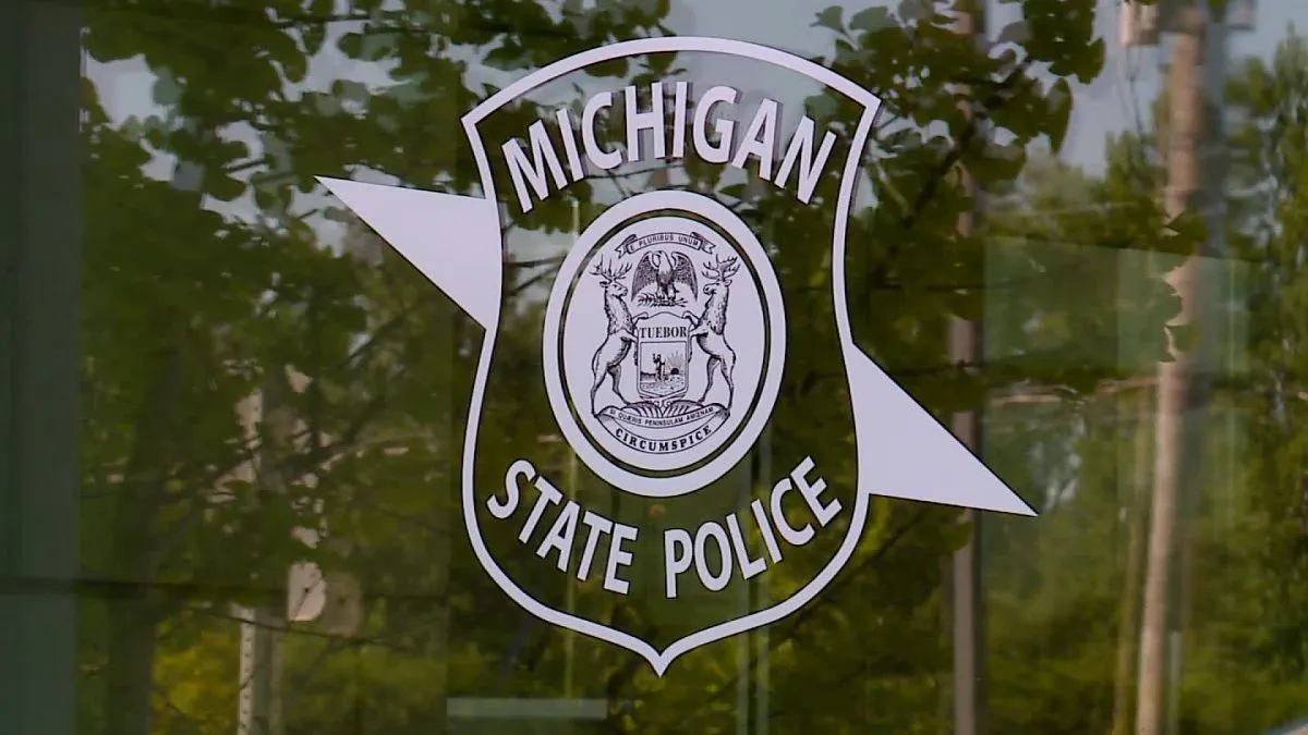 Michigan State Police logo (WOOD)