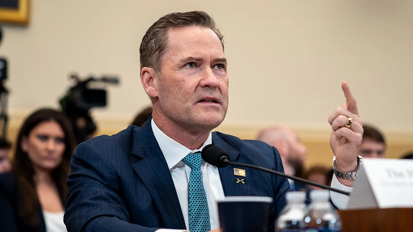 U.S. Ambassador to the United Nations Mike Waltz answers questions during the House Foreign Affairs Committee hearing, ‘United Nations Accountability and Reform: Advancing an America First Foreign Policy Through Strategic Diplomacy and Burden Sharing’ at the U.S. Capitol in Washington, D.C., on Wednesday, July 22, 2026.