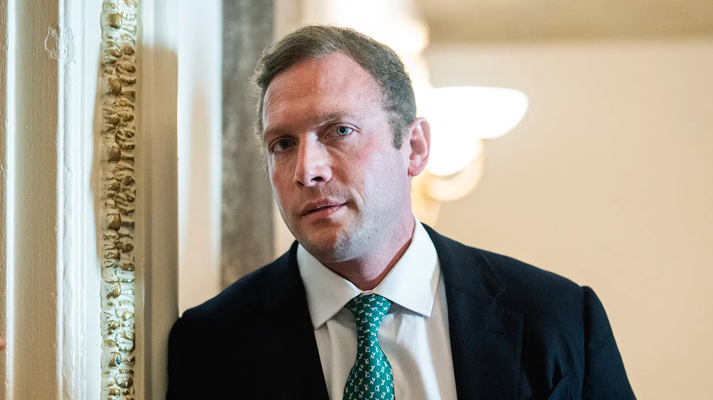 Rep. Max Miller (R-Ohio) is seen after House votes in the Capitol on Sept. 1, 2026.