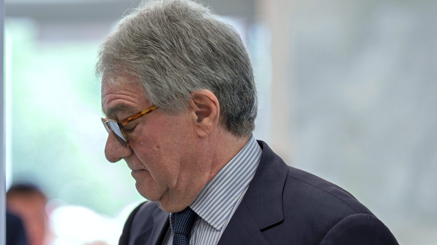 Leon Black, a billionaire who was close with Jeffrey Epstein, arrives for a closed-door interview with the House Oversight Committee, at the Capitol in Washington, Friday, June 26, 2026. (AP Photo/J. Scott Applewhite)