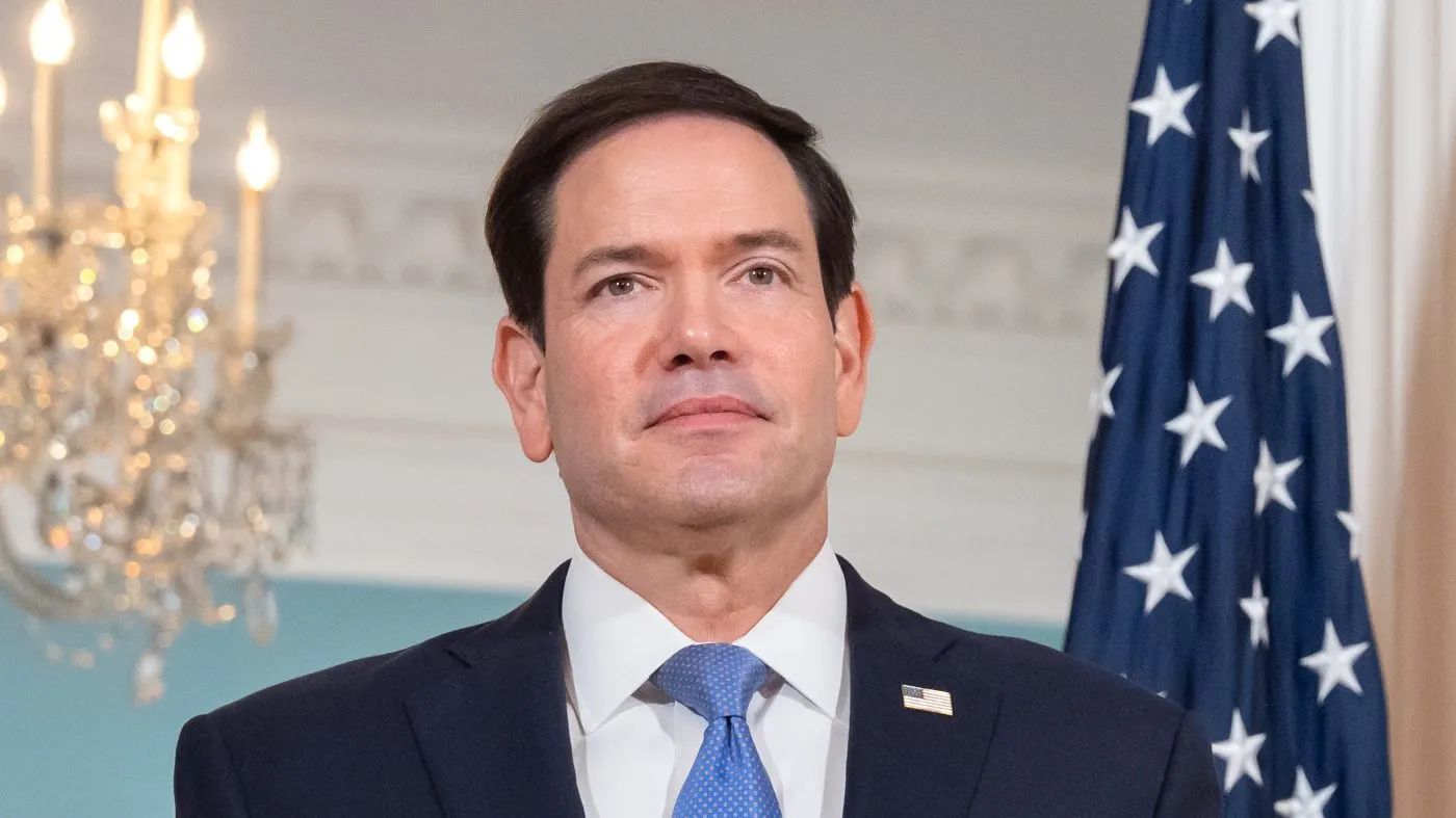 Secretary of State Marco Rubio stands with Costa Rica’s Foreign Minister Manuel Tovar Rivera, not shown, at the State Department, Sept. 16, 2026, in Washington.
