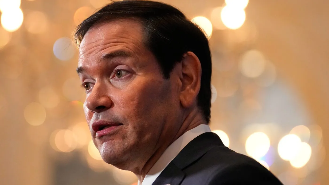 United States Secretary of State Marco Rubio speaks to the media after meeting with Russian Foreign Minister Sergey Lavrov, Wednesday, Sept. 23, 2026, in New York. (AP Photo/Yuki Iwamura)