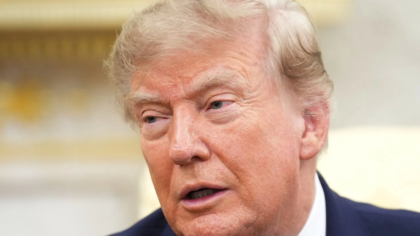 President Donald Trump meets with China’s President Xi Jinping in the Oval Office of the White House, Thursday, Sept. 24, 2026, in Washington. (AP Photo/Jacquelyn Martin)