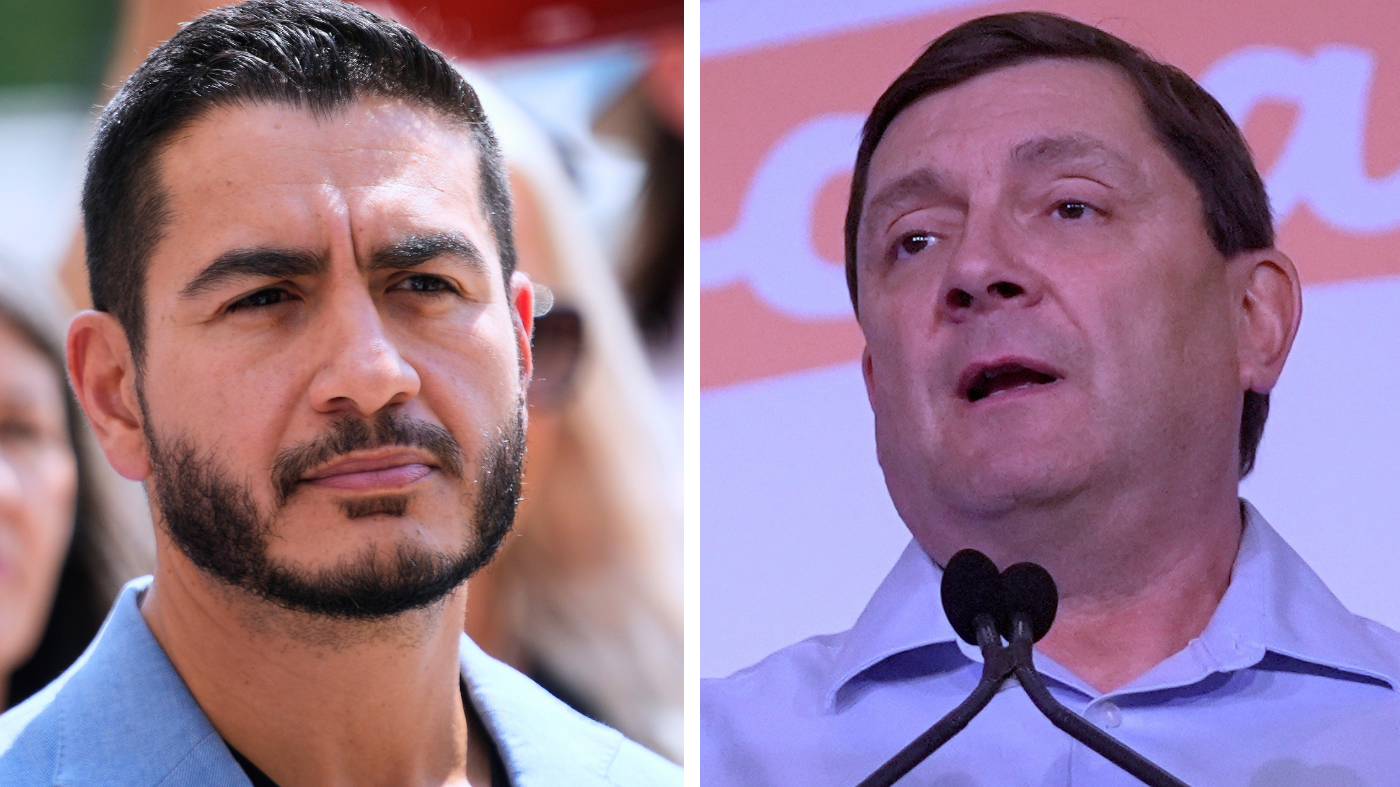Democratic Senate nominees Abdul El-Sayed of Michigan and Troy Jackson of Maine.