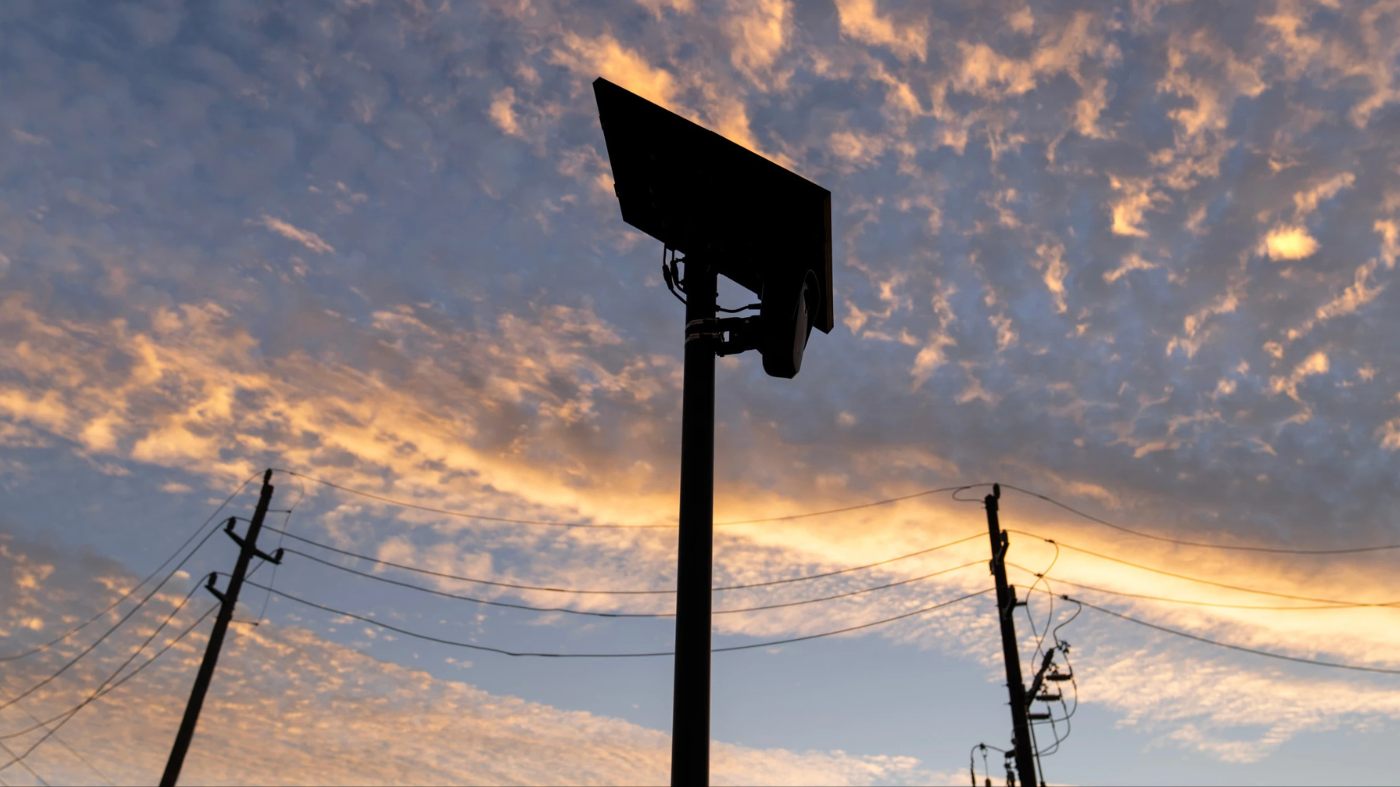A Flock security camera in Houston.
