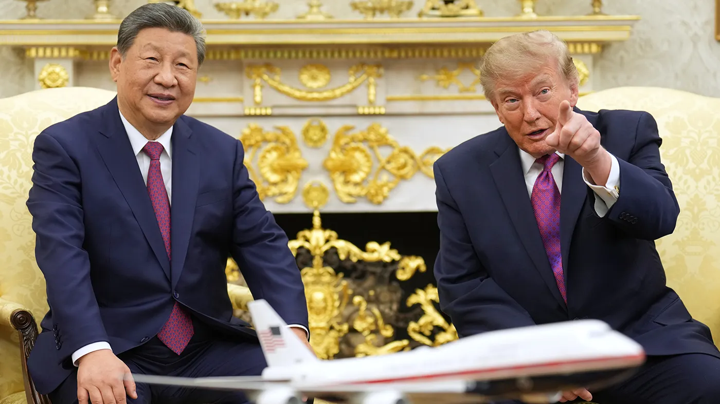 President Trump and China’s President Xi Jinping meet in the Oval Office of the White House, Sept. 24, 2026, in Washington.