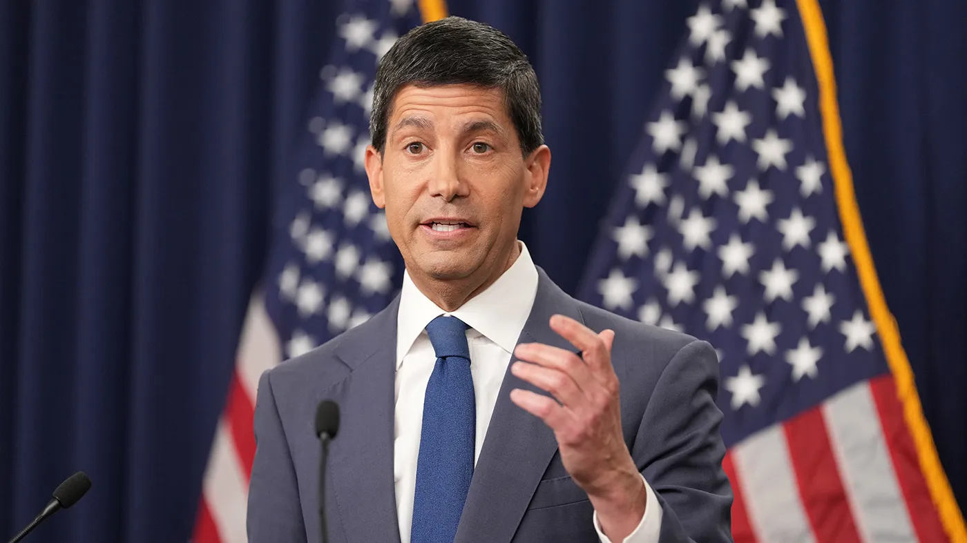 Federal Reserve Chair Kevin Warsh speaks at a news conference at the Federal Reserve in Washington, July 29, 2026.