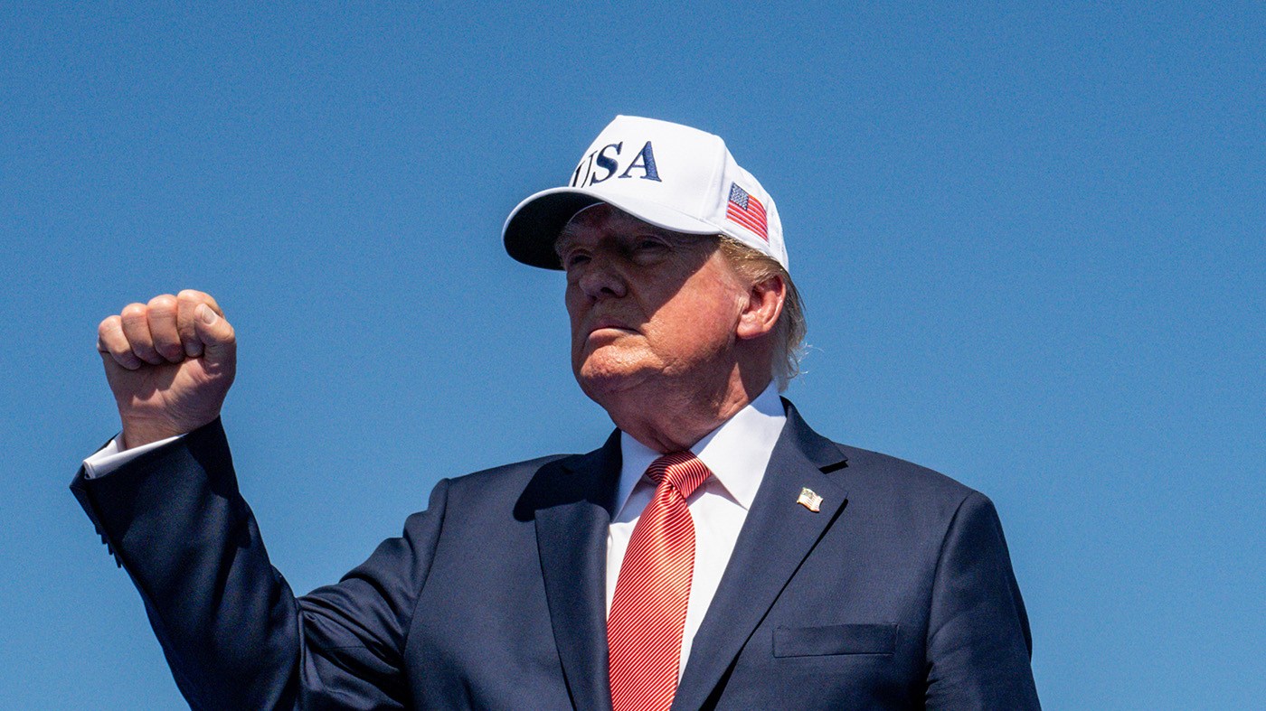 President Trump at the Ellipse of the White House in Washington on Sept. 8, 2026.