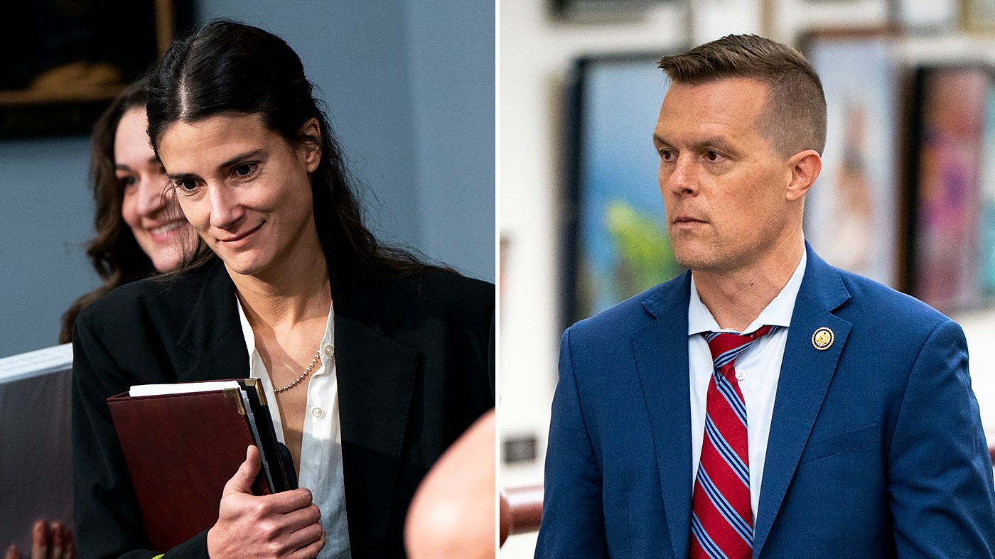 Reps. Marie Gluesenkamp Perez (D-Wash.) and Jared Golden (D-Maine)