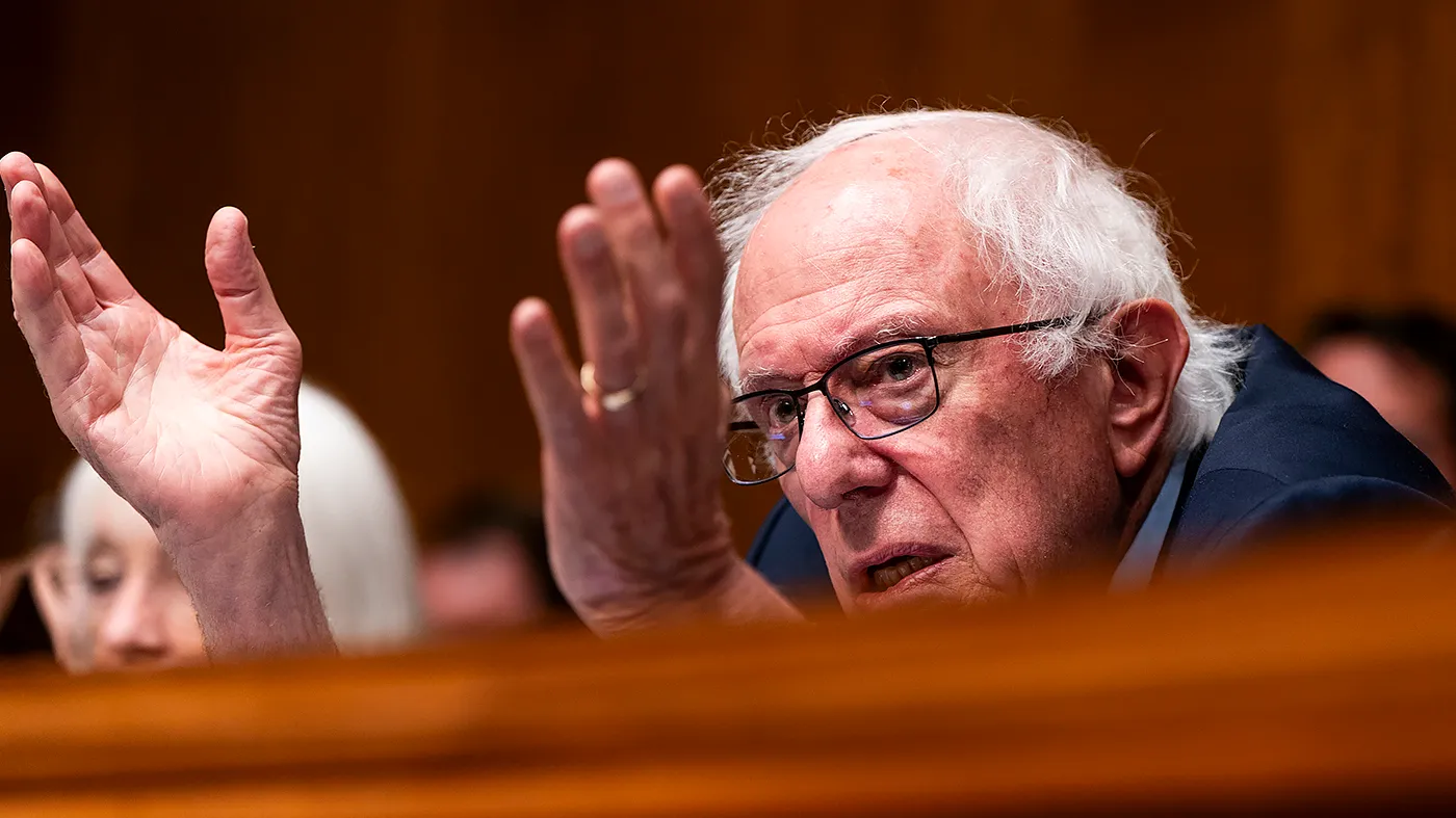 Sen. Bernie Sanders (I-Vt.) questions Heidi Overton, President Trump’s nominee for the Commissioner of Food and Drugs (FDA), during her Senate Health, Education, Labor, and Pensions Committee nomination hearing on Thursday, September 24, 2026.