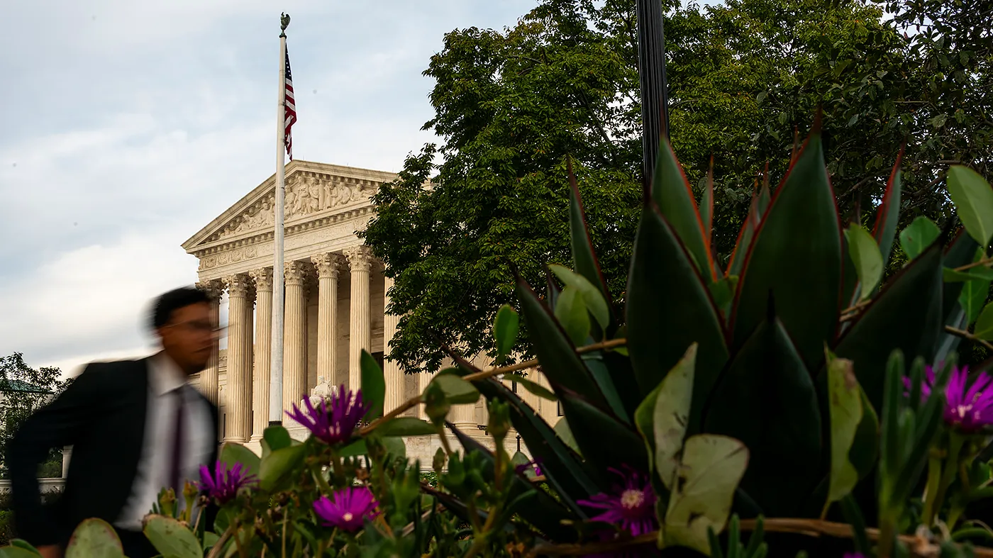 The Supreme Court in Washington, D.C., is seen on Sept. 30, 2026.