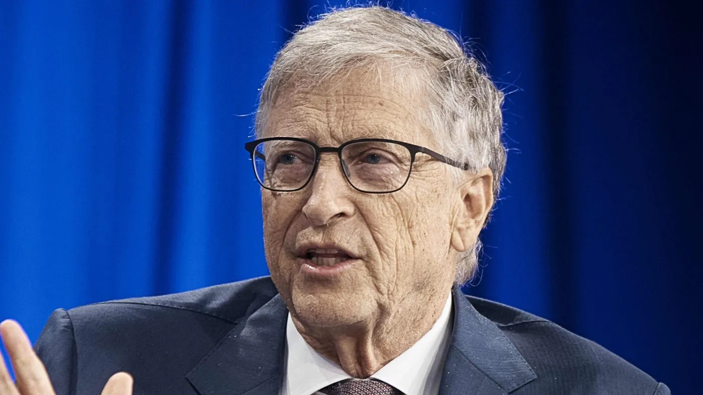Bill Gates speaks during the Clinton Global Initiative on Sept. 24, 2024, in New York.