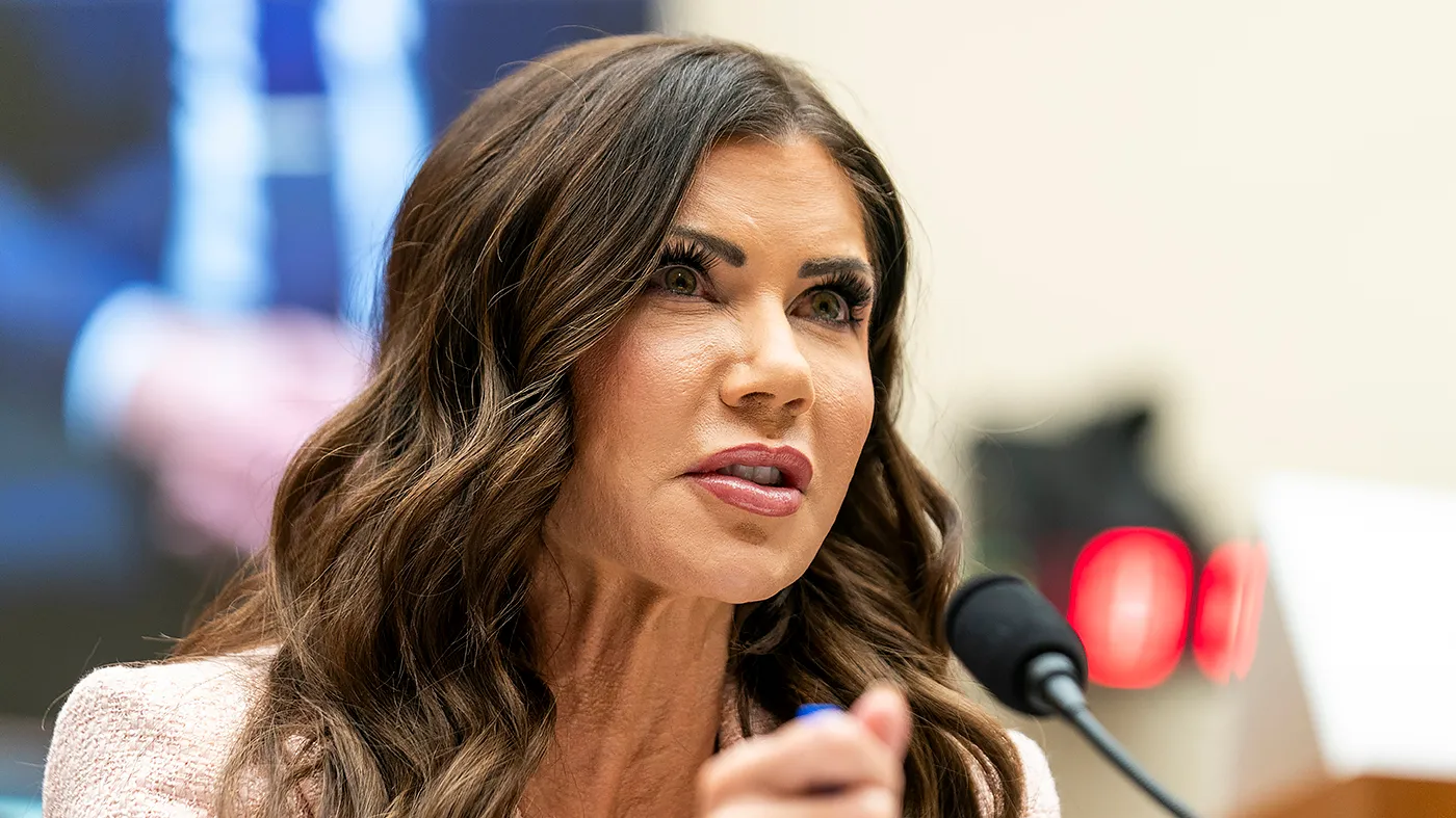 Homeland Security Secretary Kristi Noem answers questions during a House Judiciary Committee oversight hearing of the department on Wednesday, March 4, 2026.