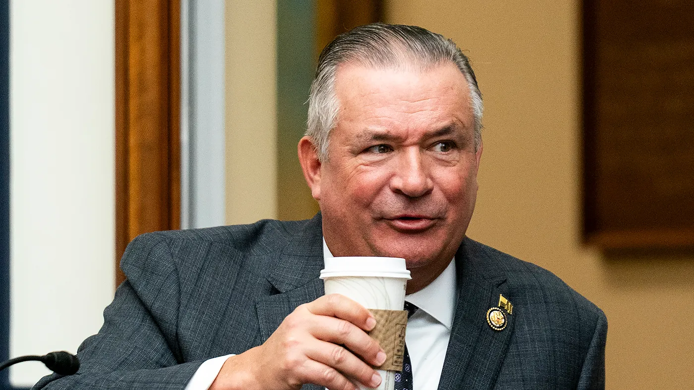 Rep. Don Bacon (R-Neb.) is seen before a House Armed Services Committee hearing to discuss U.S. defense strategy and posture with Elbridge Colby, the Defense Department’s undersecretary of defense for policy, on March 5, 2026.