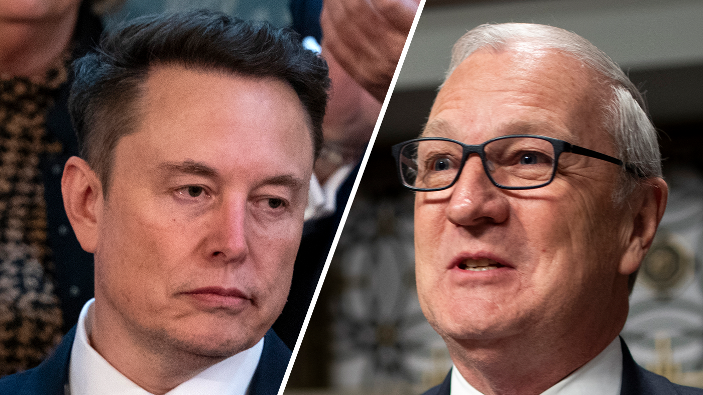 Elon Musk and Sen. Kevin Cramer (R-N.D.).