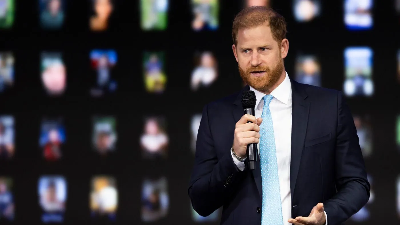 Prince Harry, Duke of Sussex talks on stage during the Clinton Global Initiative, Wednesday, Sept. 23, 2026, in New York