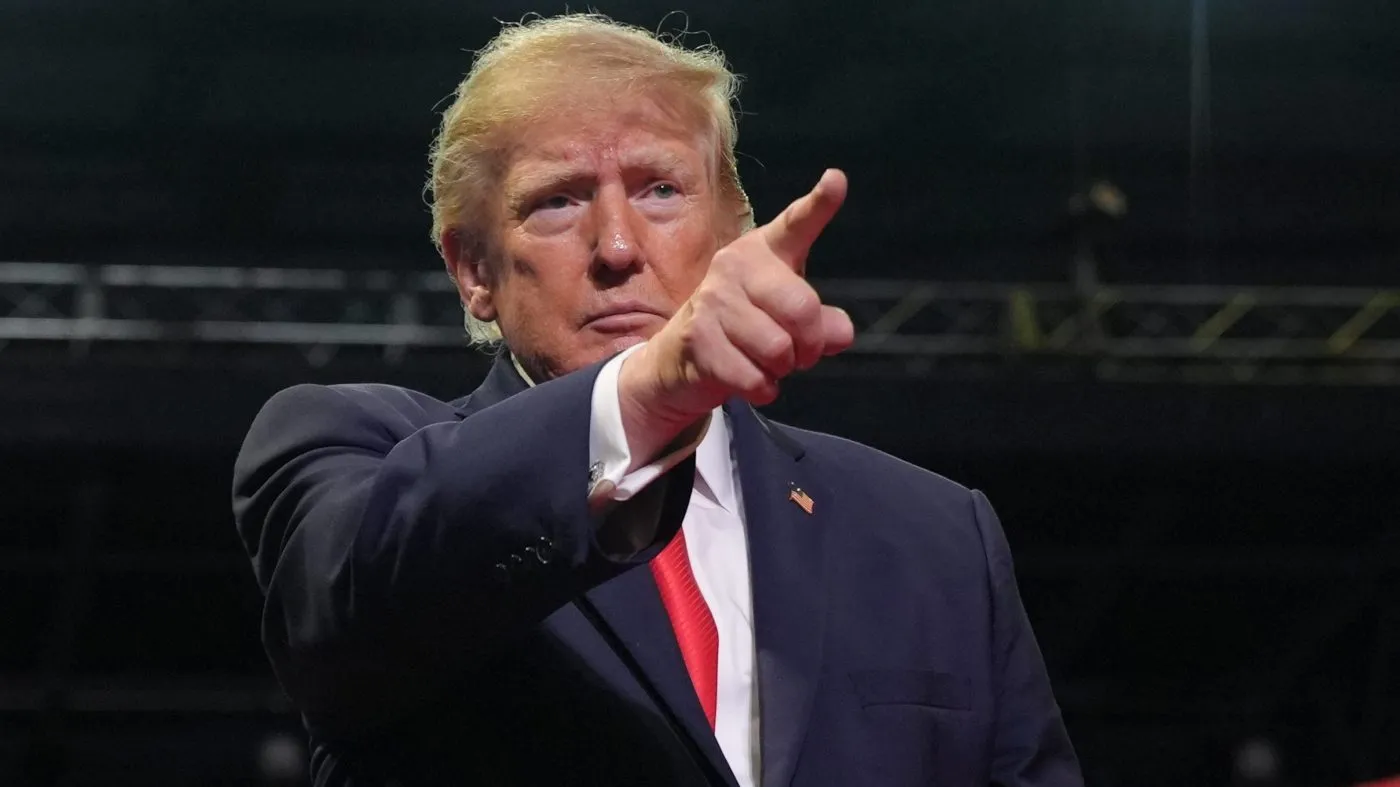 President Trump attends a campaign rally at the Covelli Centre, in Youngstown, Ohio, Oct. 12, 2026.
