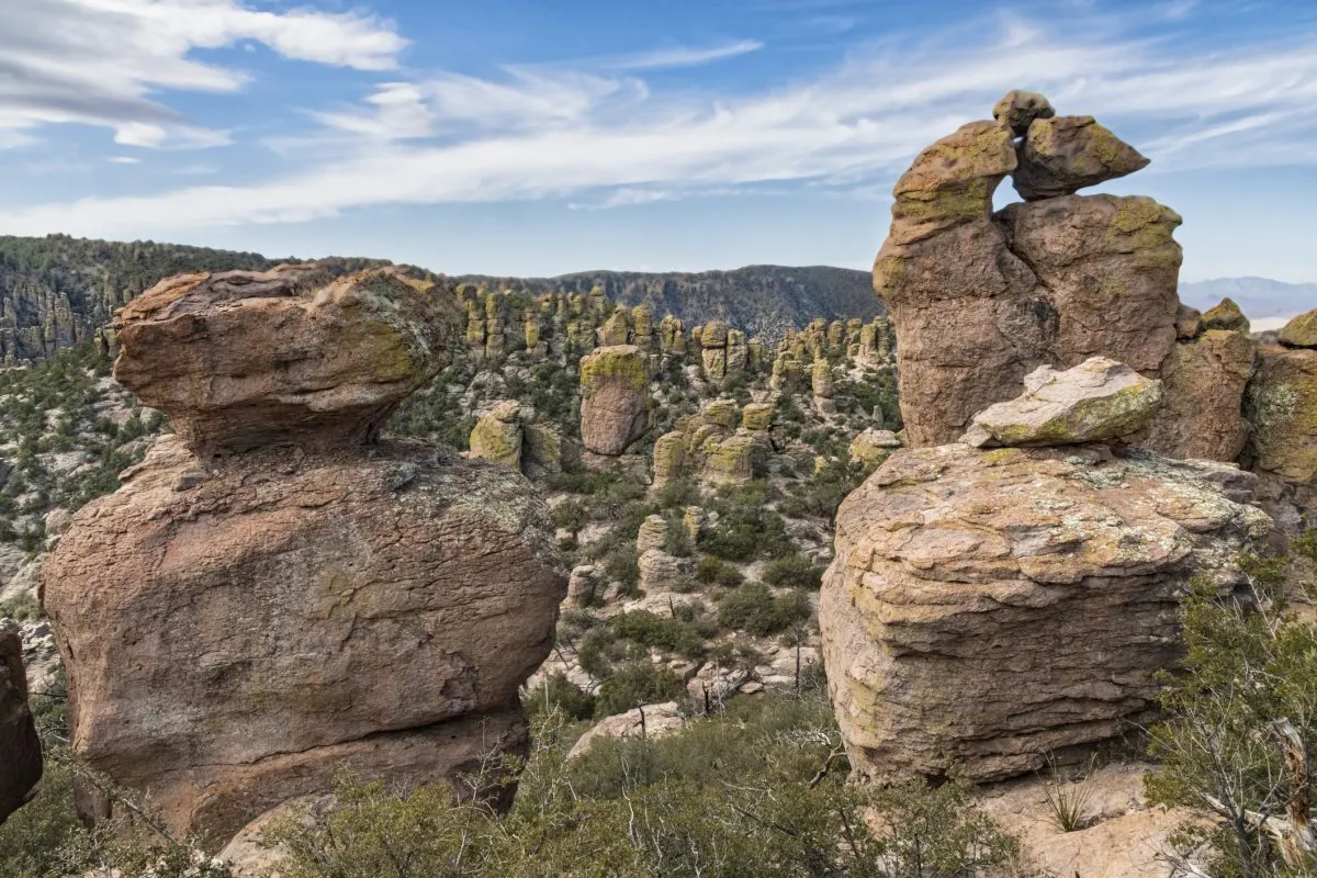 Rhyolite Rock Formations, Chiricahua National Monument, Arizona (Getty)