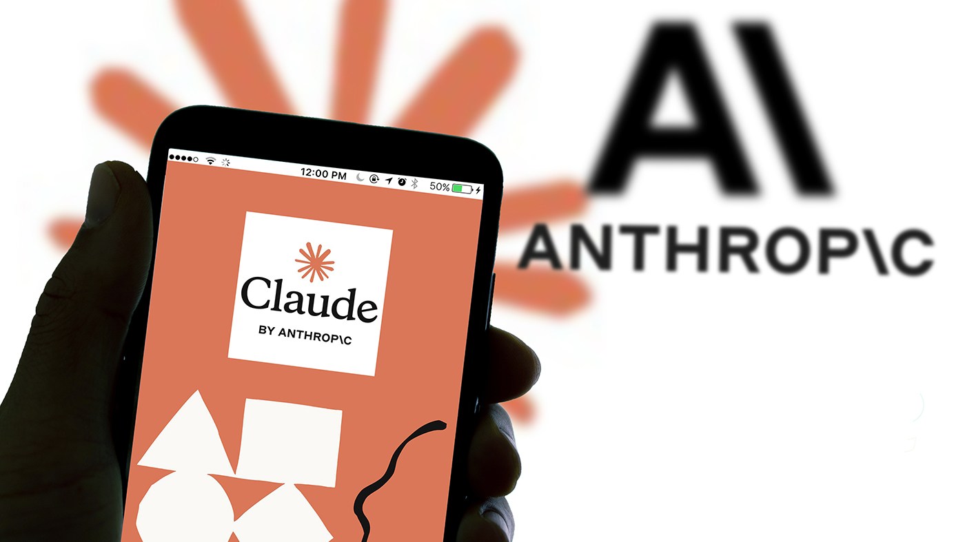 AI chatbot Claude by Anthropic is seen on the display of a smartphone.
