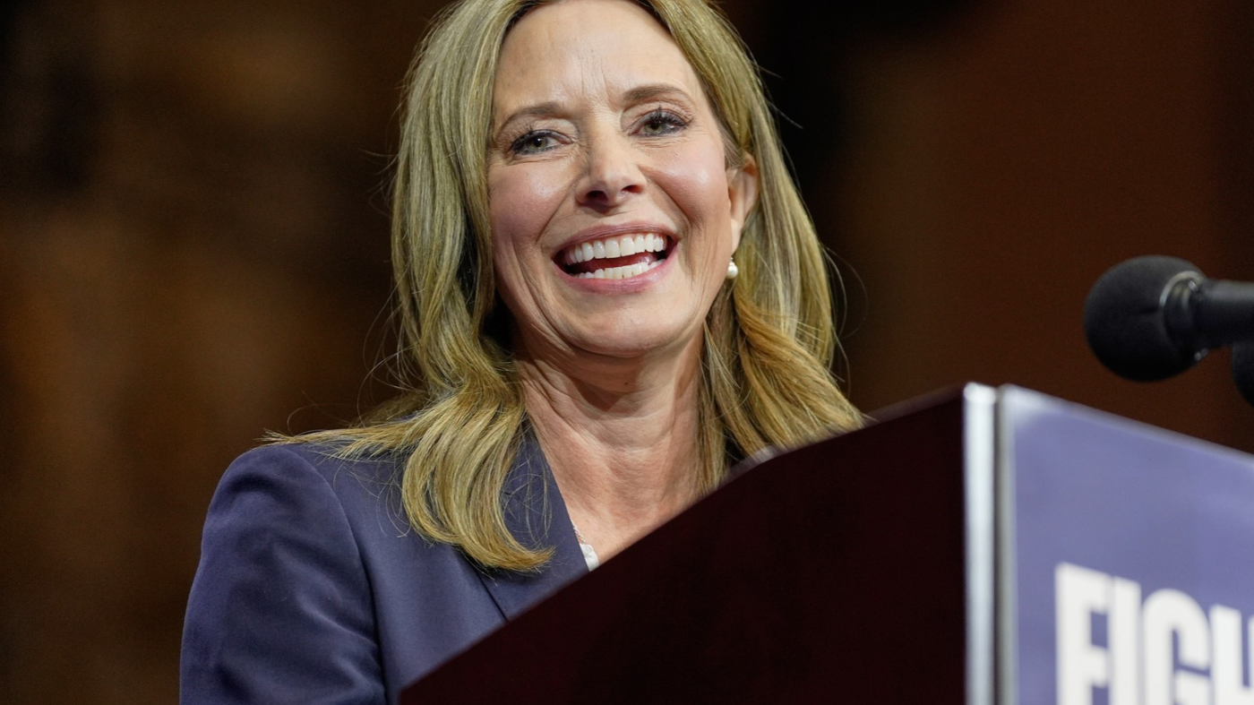 Amy Acton, Democratic candidate for governor of Ohio, speaks at a campaign rally in Cleveland, Saturday, Oct. 24, 2026. (AP Photo/Sue Ogrocki)