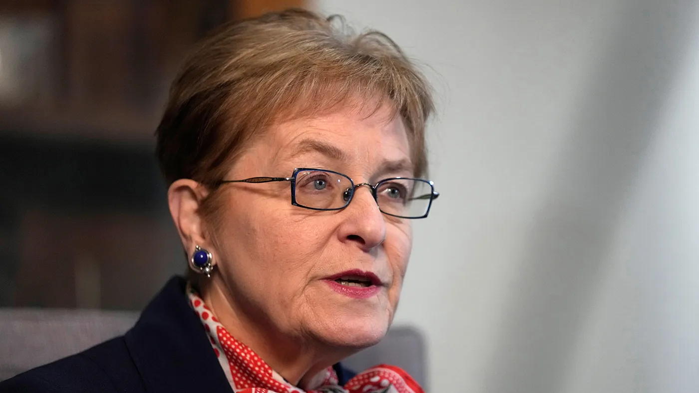 U.S. Rep. Marcy Kaptur (D-Ohio) is interviewed Dec. 9, 2022, in Toledo, Ohio. (Carlos Osorio, Associated Press file)