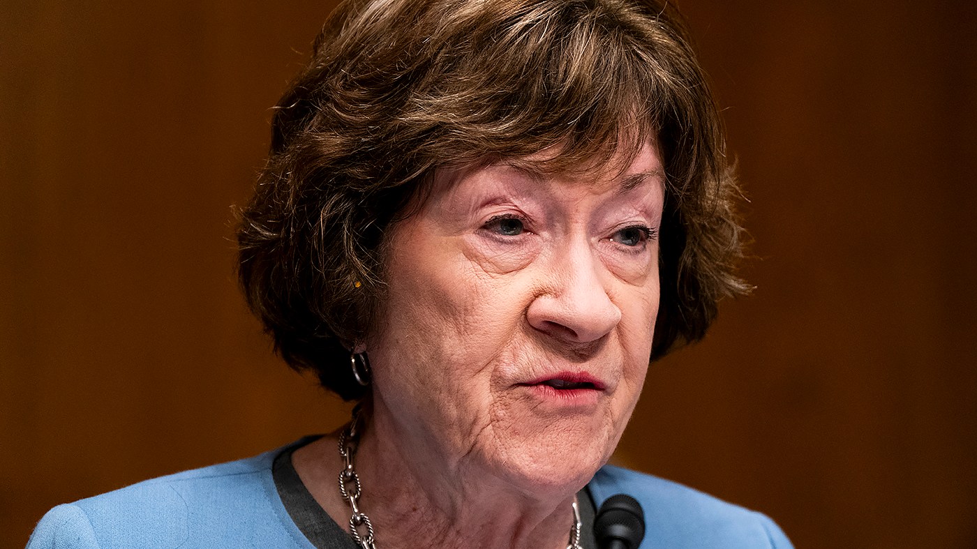 Sen. Susan Collins (R-Maine) questions Heidi Overton, President Trump’s nominee to lead the Food and Drug Administration (FDA), during Overton’s Senate Health Committee nomination hearing on Sept. 24, 2026.