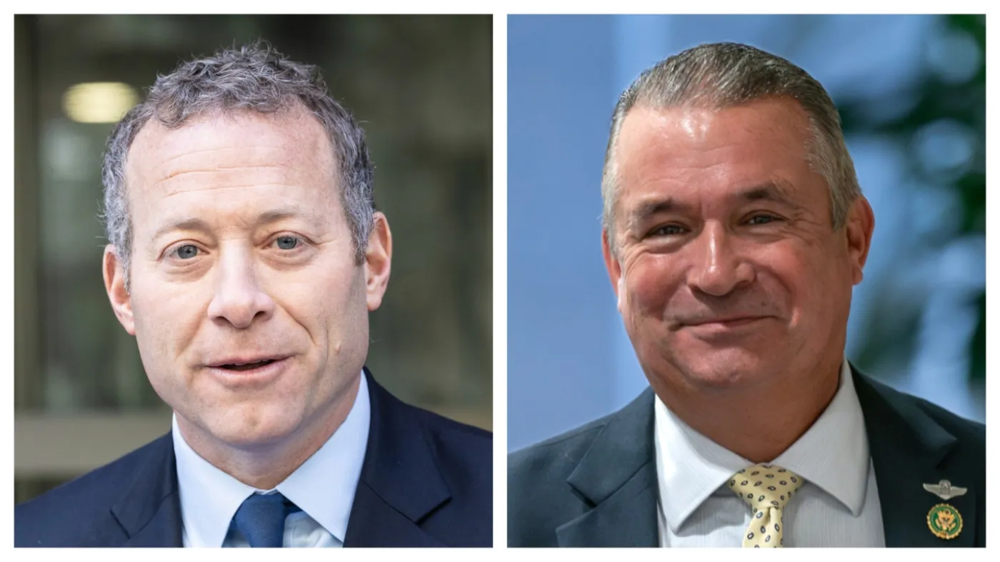 Reps. Josh Gottheimer (D-N.J.) and Don Bacon (R-Neb.)