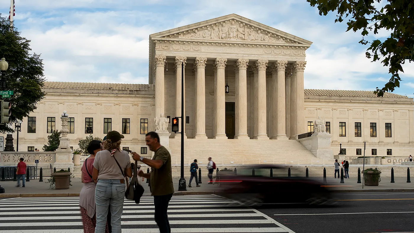 The Supreme Court in Washington, D.C., is seen on Wednesday, September 30, 2026.