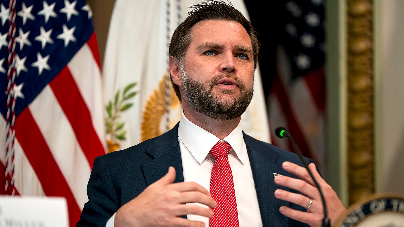 Vice President Vance gives remarks at a congressional roundtable on antifraud initiatives at the Eisenhower Executive Office Building on the White House campus in Washington, D.C., on Aug. 5, 2026.