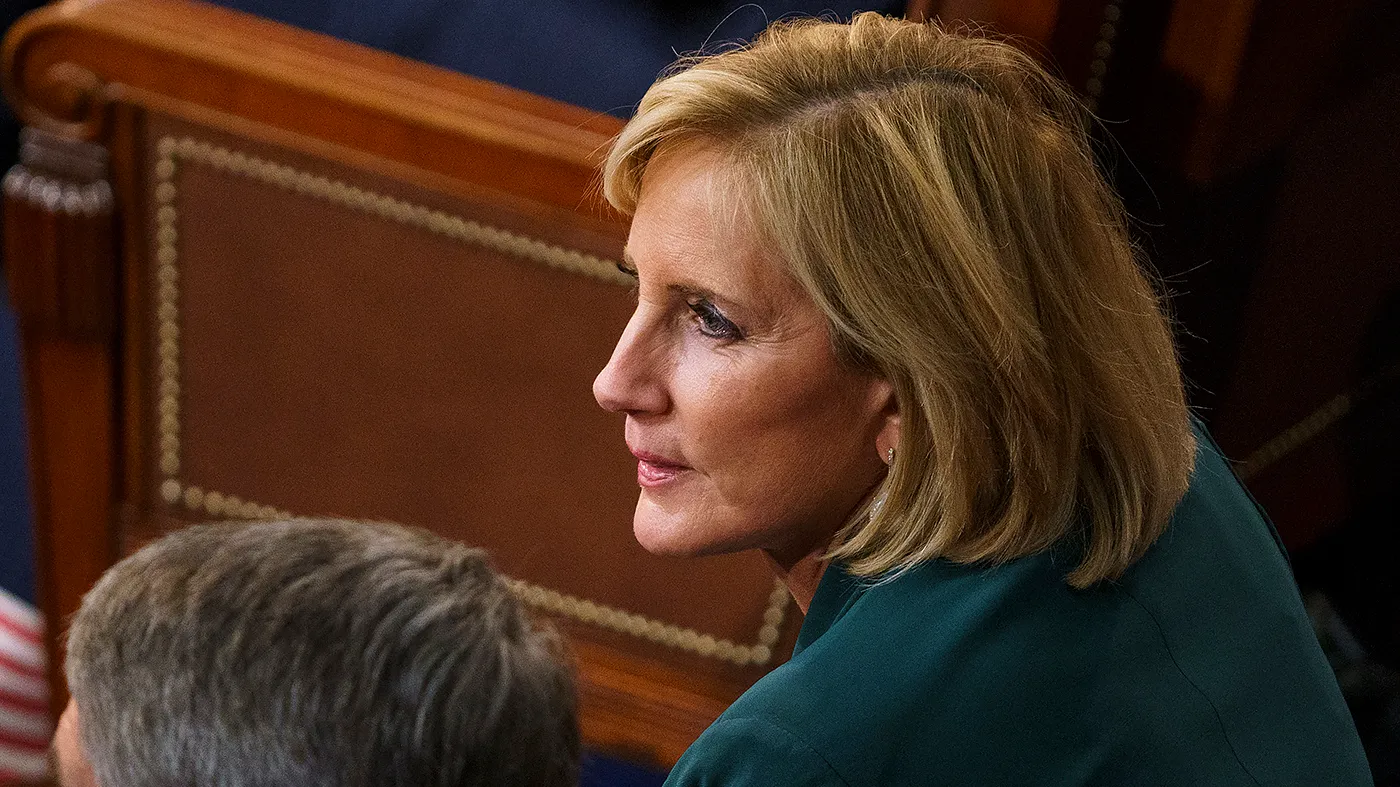Rep. Claudia Tenney (R-N.Y.) is seen during the seventh ballot for Speaker on the third day of the 118th session of Congress on Thursday, January 5, 2023.